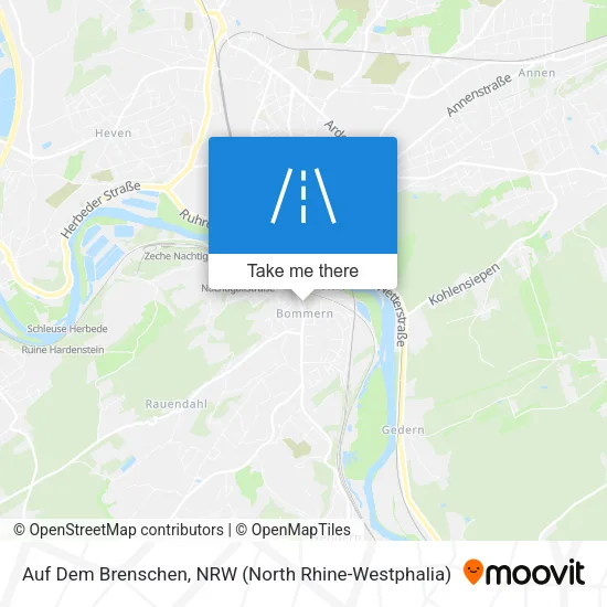 Карта Auf Dem Brenschen