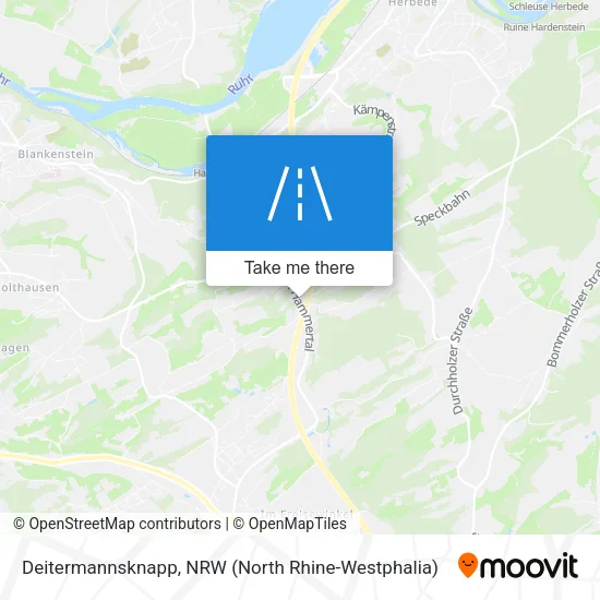 Карта Deitermannsknapp