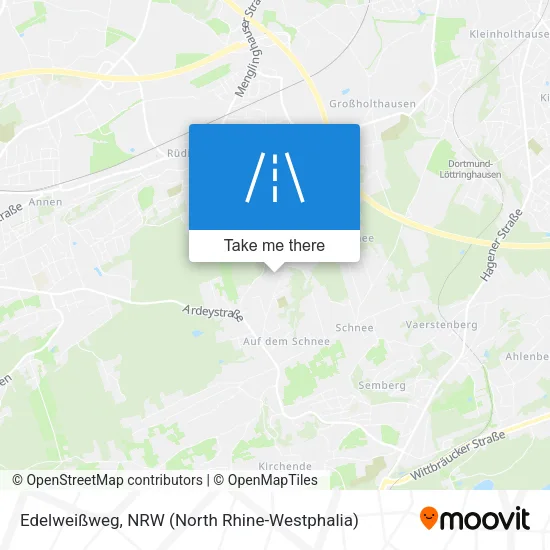 Карта Edelweißweg
