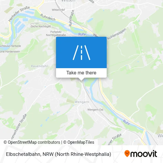 Карта Elbschetalbahn