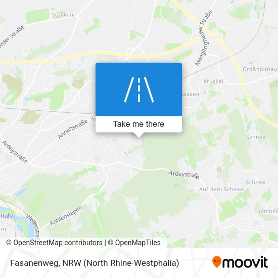 Карта Fasanenweg