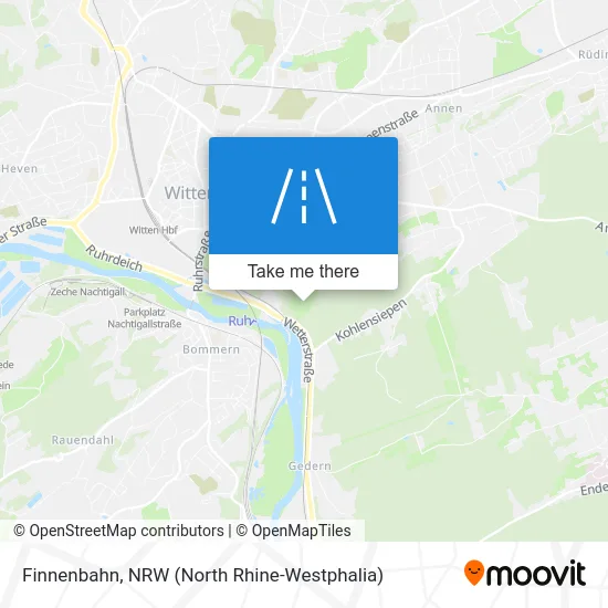 Карта Finnenbahn