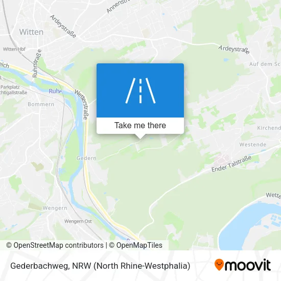 Карта Gederbachweg