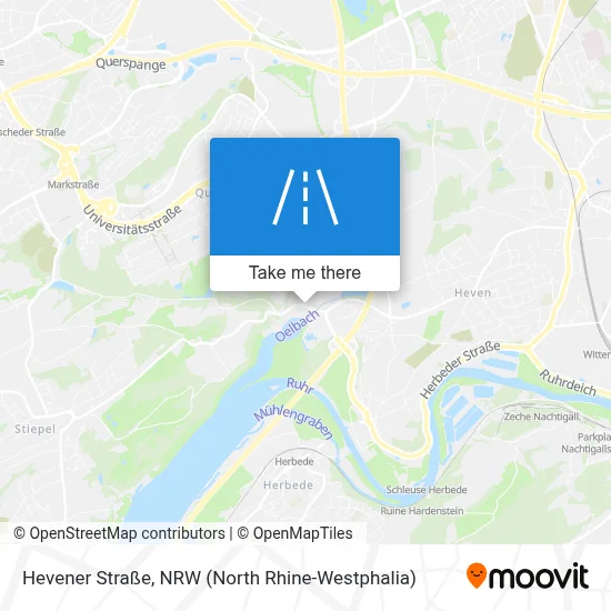 Hevener Straße map