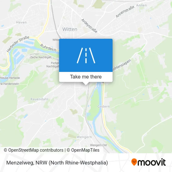 Menzelweg map