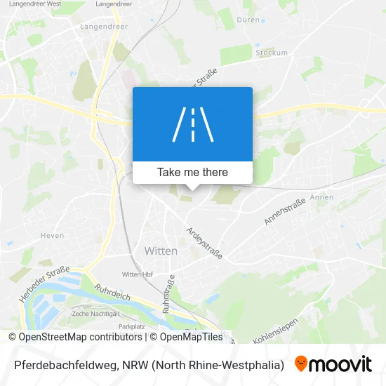 Pferdebachfeldweg map