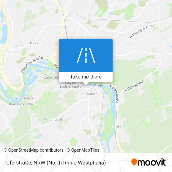 Карта Uferstraße