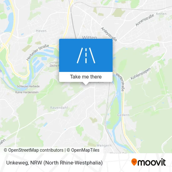 Карта Unkeweg