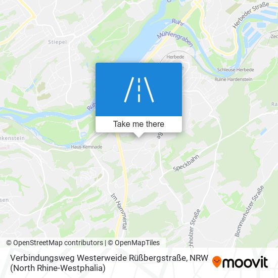 Verbindungsweg Westerweide Rüßbergstraße map