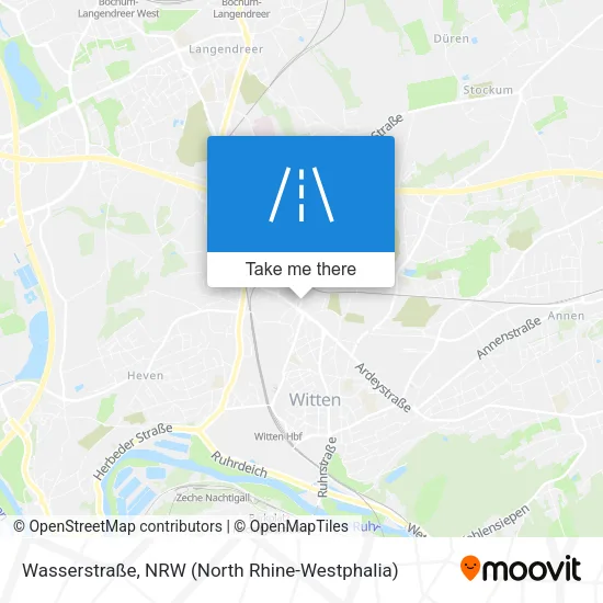 Карта Wasserstraße
