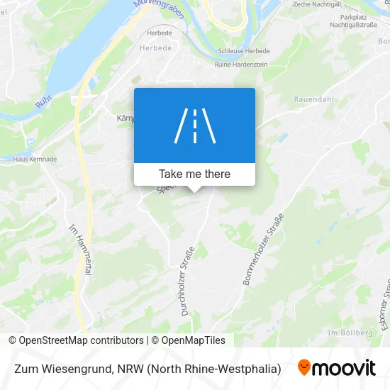 Карта Zum Wiesengrund