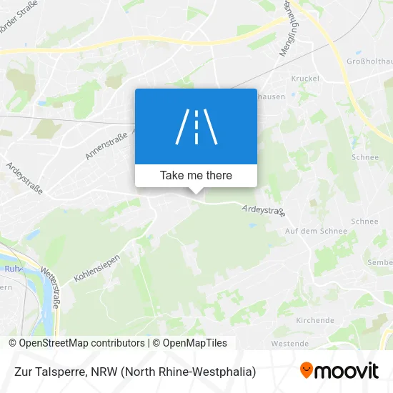 Карта Zur Talsperre