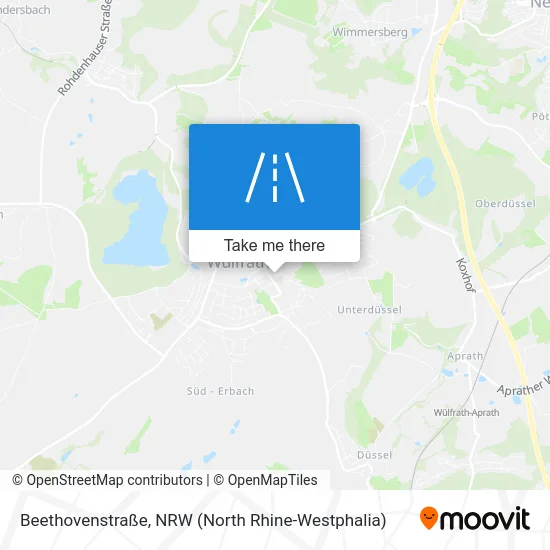 Карта Beethovenstraße