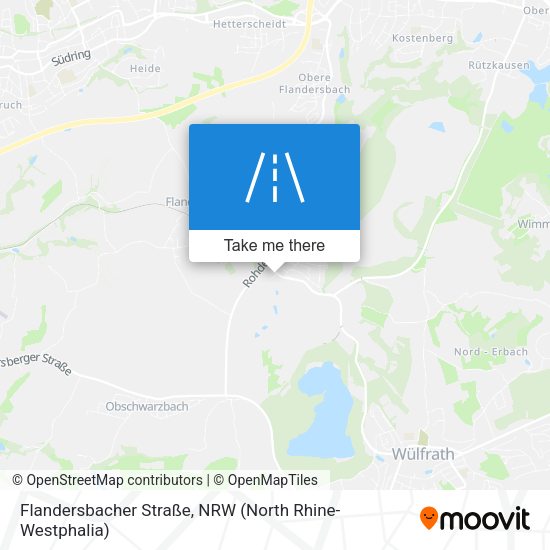 Flandersbacher Straße map