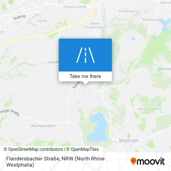 Flandersbacher Straße map