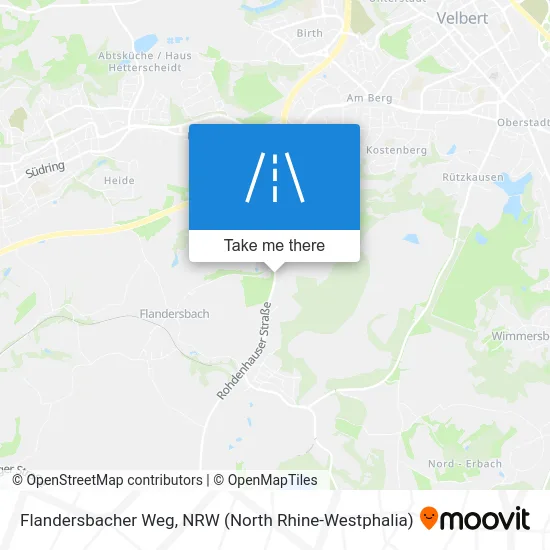 Flandersbacher Weg map