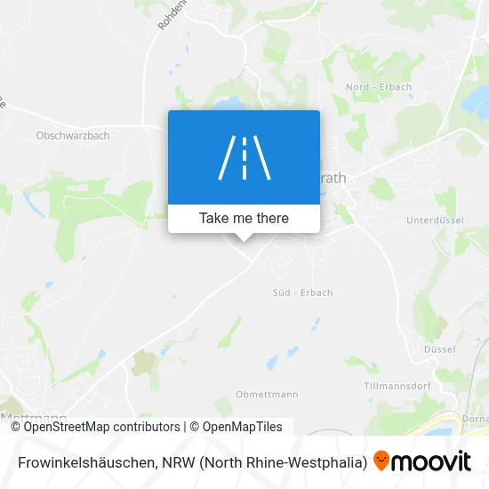 Frowinkelshäuschen map