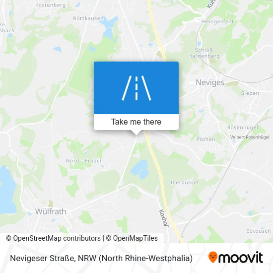 Карта Nevigeser Straße