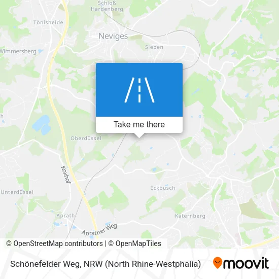 Schönefelder Weg map