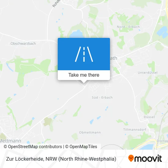 Карта Zur Löckerheide