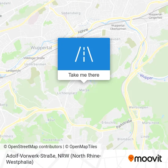 Карта Adolf-Vorwerk-Straße