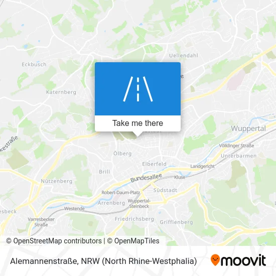 Alemannenstraße map