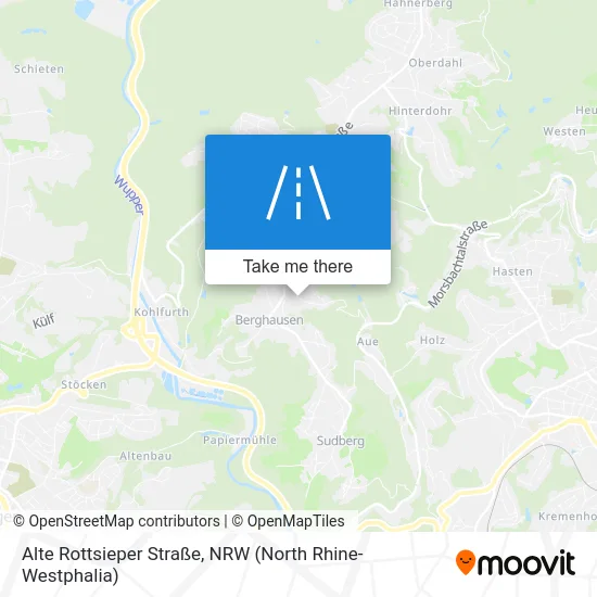 Карта Alte Rottsieper Straße