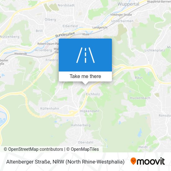 Altenberger Straße map