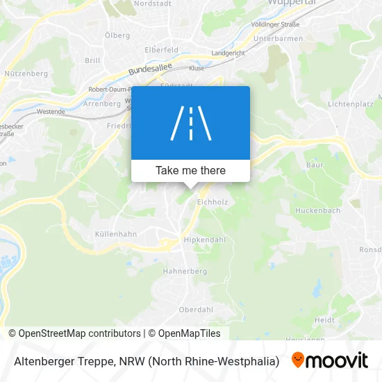 Altenberger Treppe map