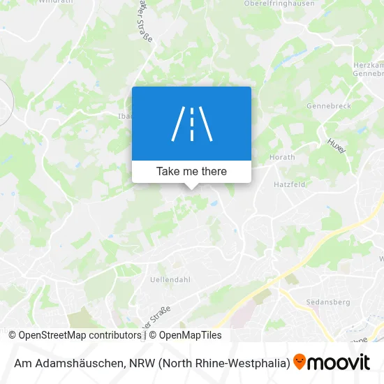 Am Adamshäuschen map