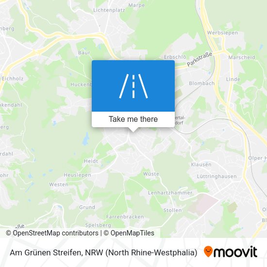 Am Grünen Streifen map