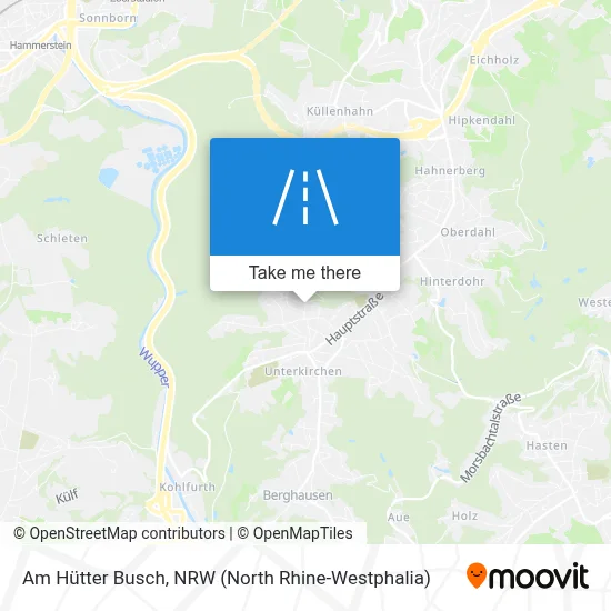 Am Hütter Busch map