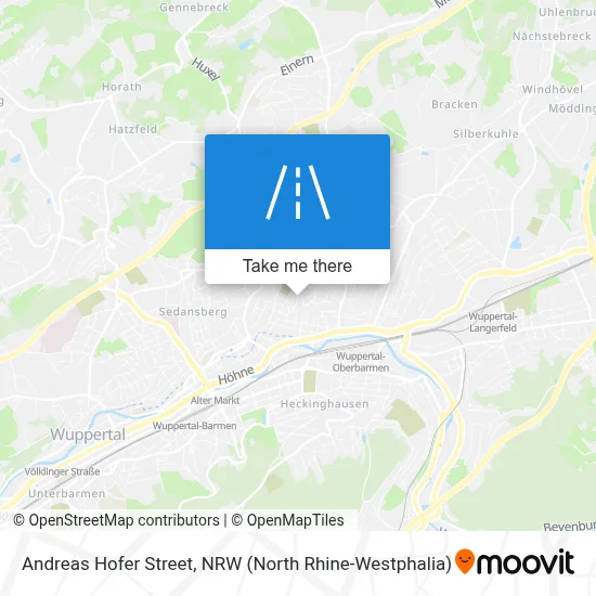 Andreas-Hofer-Straße map