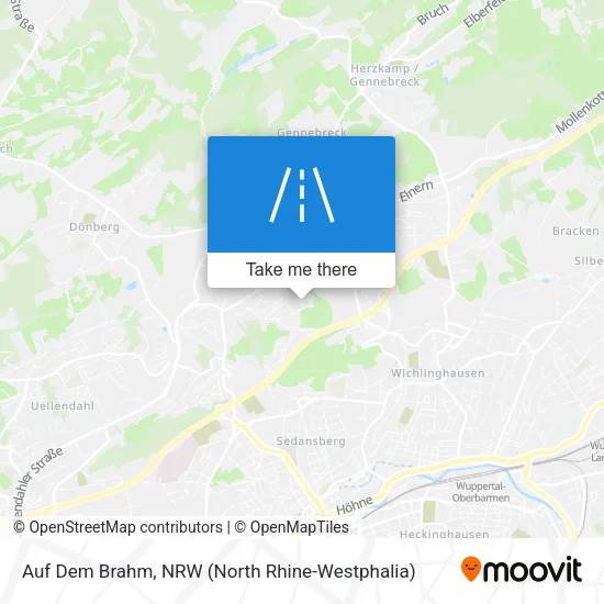 Карта Auf Dem Brahm