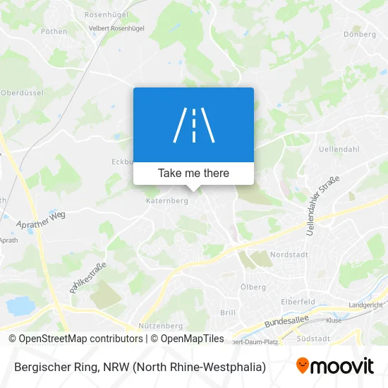 Карта Bergischer Ring