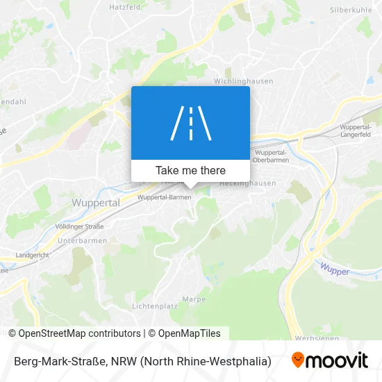 Berg-Mark-Straße map
