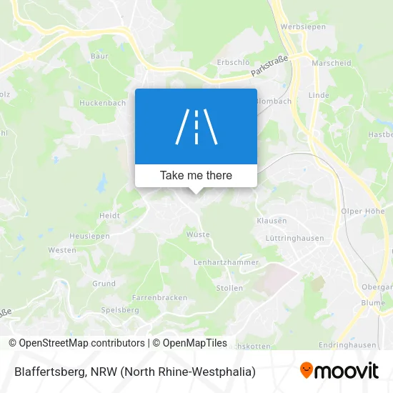 Карта Blaffertsberg