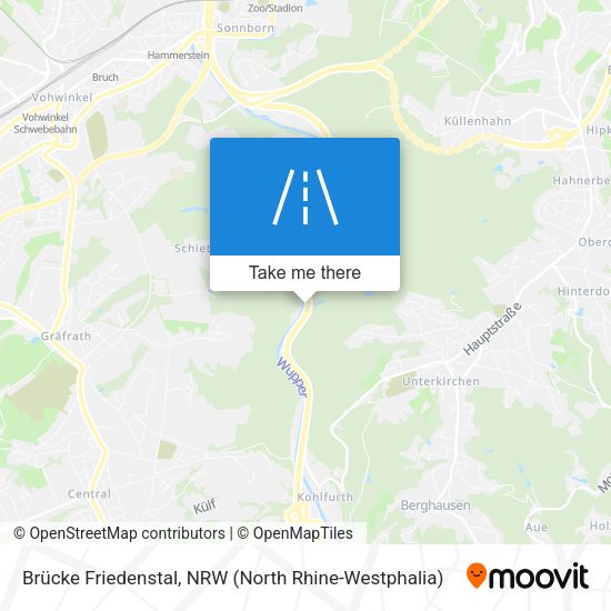 Brücke Friedenstal map