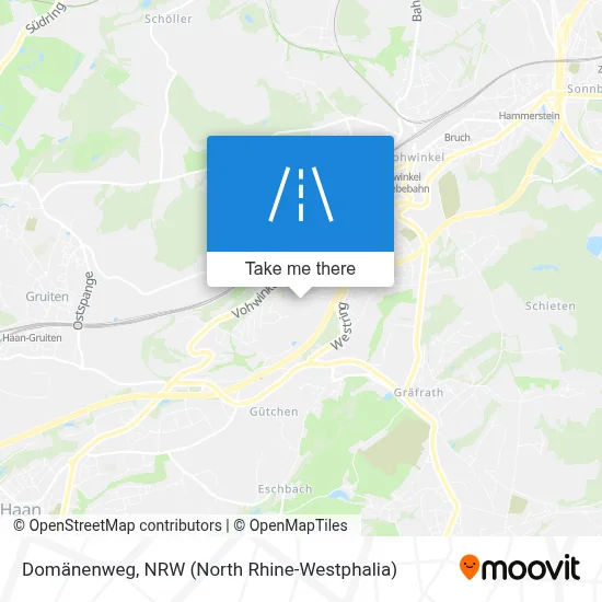 Domänenweg map