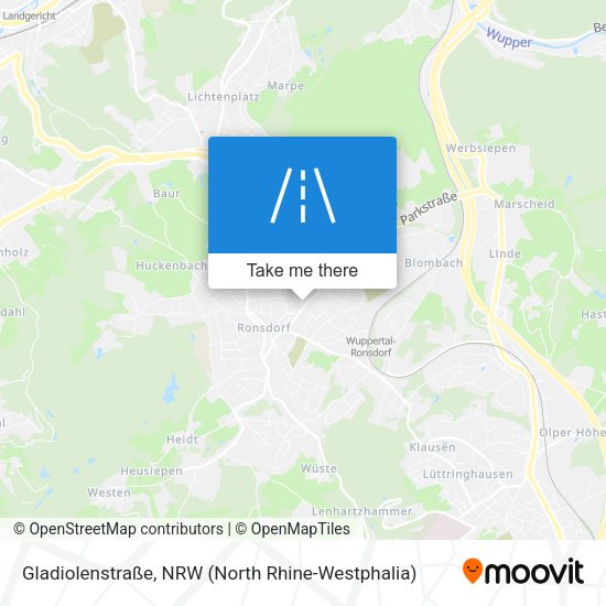 Gladiolenstraße map