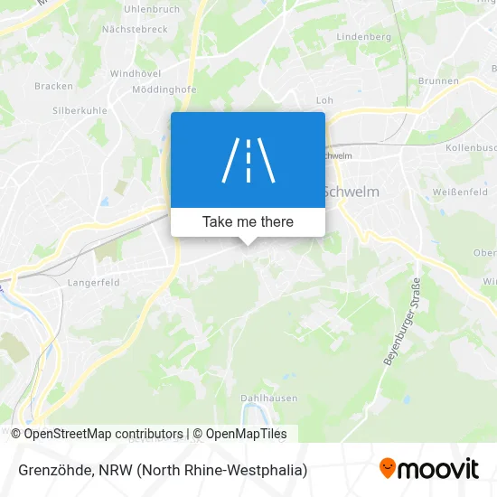 Grenzöhde map