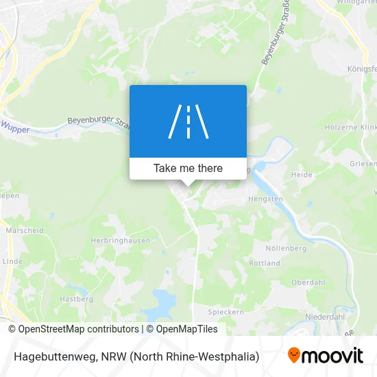 Hagebuttenweg map