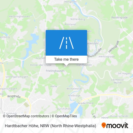 Hardtbacher Höhe map