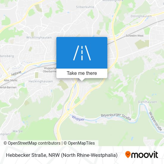 Hebbecker Straße map
