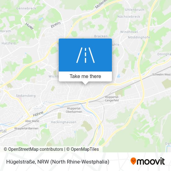 Hügelstraße map