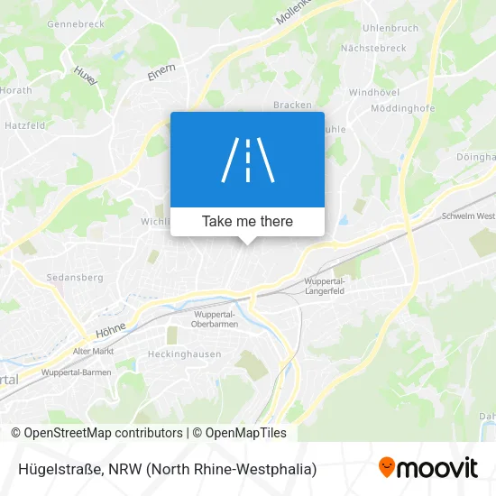 Hügelstraße map