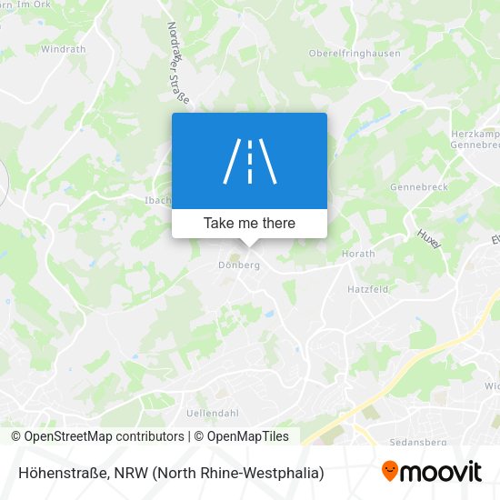 Höhenstraße map
