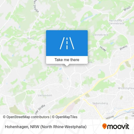 Hohenhagen map