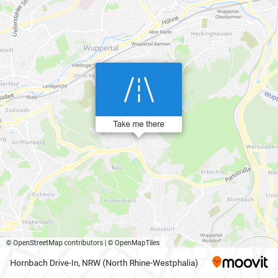 Hornbach Drive-In map