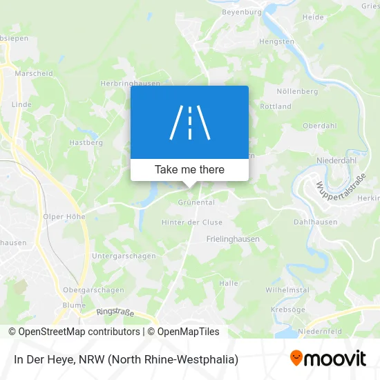 In Der Heye map